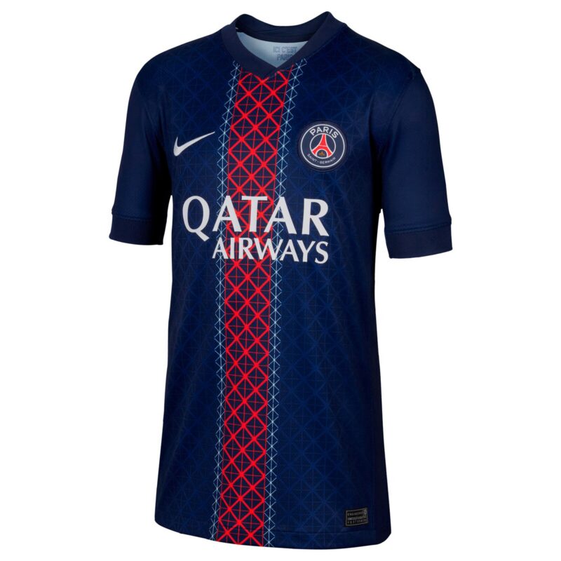 PSG Nike Home Stadium Shirt 2025-26 - Kids