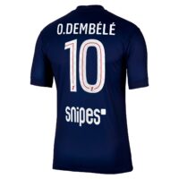 PSG Nike Home Stadium Shirt 2025-26 with O. Dembélé 10 printing