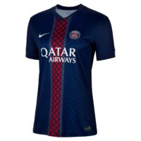 A2B image: psg-nike-home-stadium-shirt-2025-26-womens-with-d-doue-14-printing PSG Nike Home Stadium Shirt 2025-26 - Womens with D. Doué 14 printing