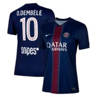 PSG Nike Home Stadium Shirt 2025-26 - Womens with O. Dembélé 10 printing