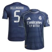 A2B image: real-madrid-adidas-away-authentic-shirt-2025-26-with-bellingham-5-printing Real Madrid adidas Away Authentic Shirt 2025-26 with Bellingham 5 printing