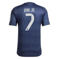 A2B image: real-madrid-adidas-away-authentic-shirt-2025-26-with-vini-jr-7-printing Real Madrid adidas Away Authentic Shirt 2025-26 with Vini Jr. 7 printing
