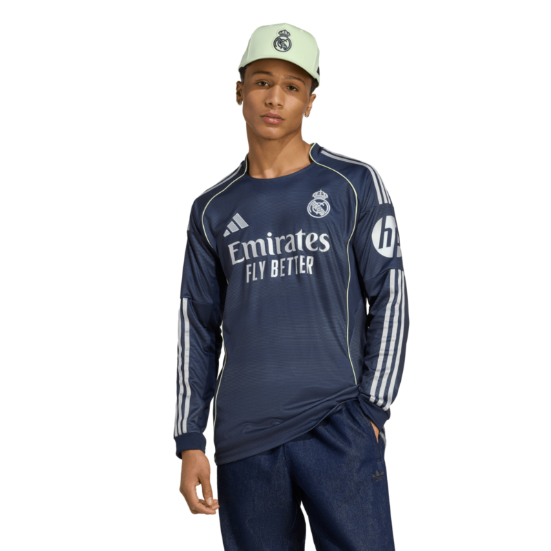 Real Madrid adidas Away Shirt 2025-26 - Long Sleeve