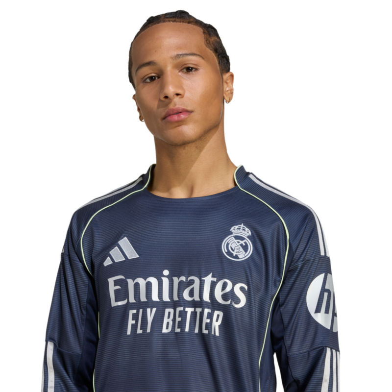 Real Madrid adidas Away Shirt 2025-26 - Long Sleeve