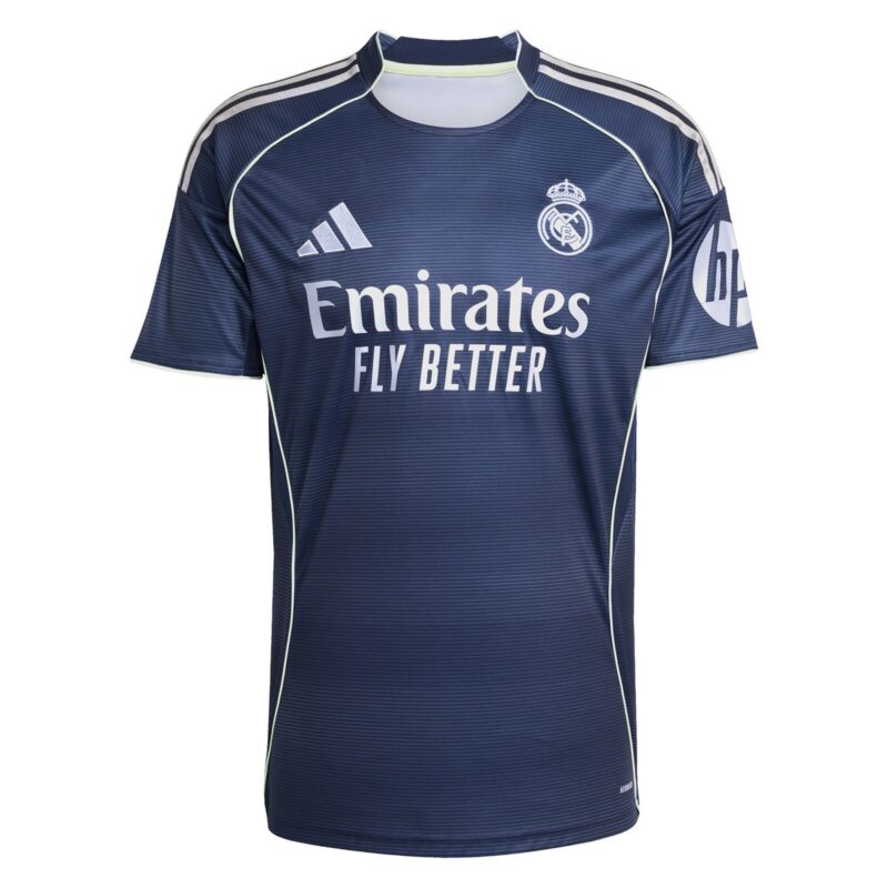 A2B image: real-madrid-adidas-away-shirt-2025-26-with-bellingham-5-printing Real Madrid adidas Away Shirt 2025-26 with Bellingham 5 printing