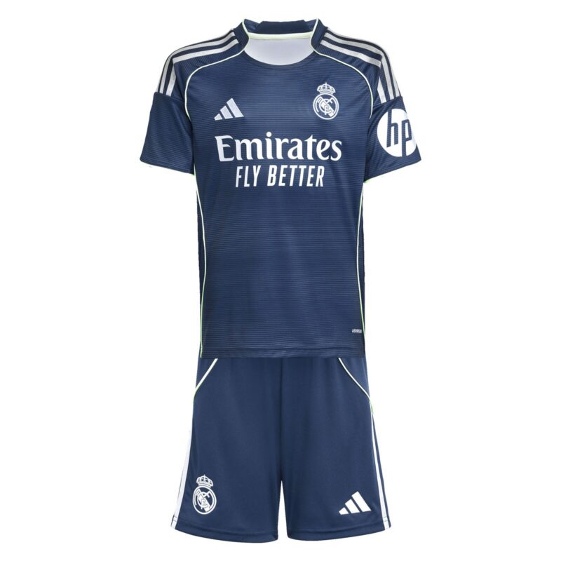 A2B image: real-madrid-adidas-away-youth-kit-2025-26 Real Madrid adidas Away Youth Kit 2025-26