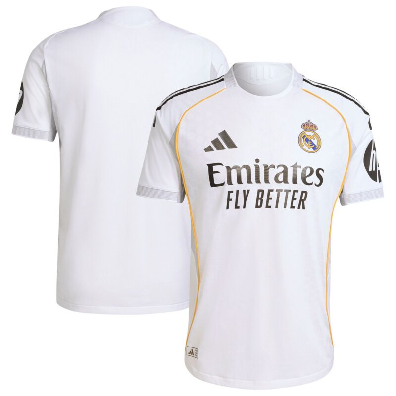 A2B image: real-madrid-adidas-home-authentic-shirt-2025-26 Real Madrid adidas Home Authentic Shirt 2025-26