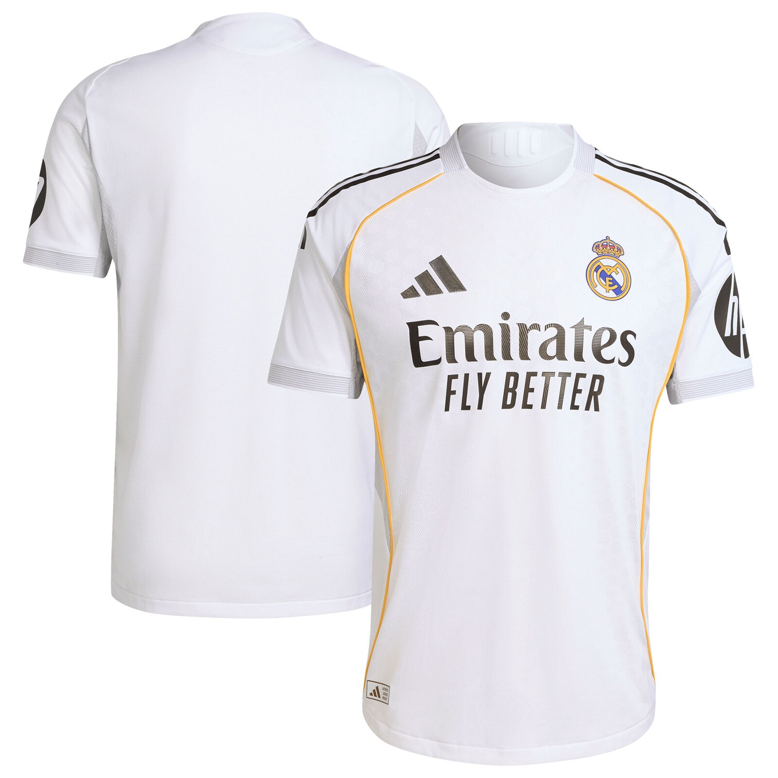 Real Madrid adidas Home Authentic Shirt 2025-26