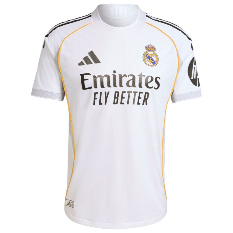 A2B image: real-madrid-adidas-home-authentic-shirt-2025-26 Real Madrid adidas Home Authentic Shirt 2025-26