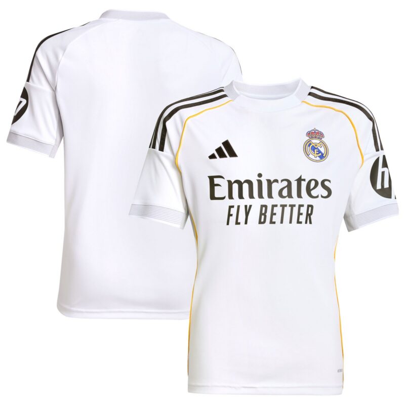 Real Madrid adidas Home Shirt 2025-26 - Kids