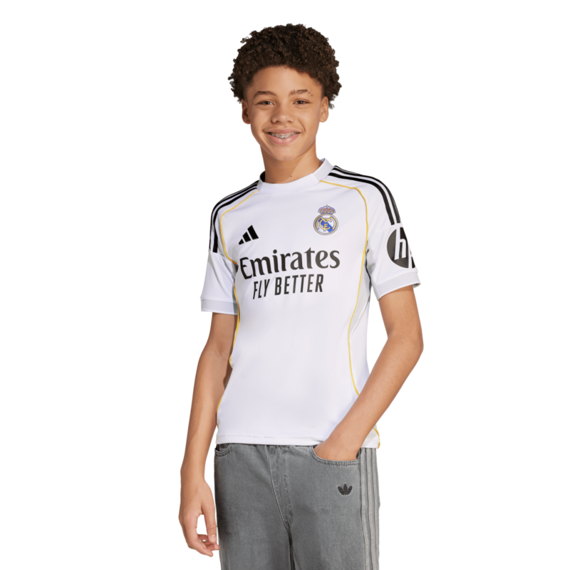 Real Madrid adidas Home Shirt 2025-26 - Kids