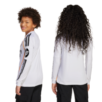 A2B image: real-madrid-adidas-home-shirt-2025-26-long-sleeve-kids Real Madrid adidas Home Shirt 2025-26 - Long Sleeve - Kids