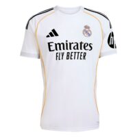 A2B image: real-madrid-adidas-home-shirt-2025-26-with-vini-jr-7-printing Real Madrid adidas Home Shirt 2025-26 with Vini Jr. 7 printing