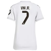 Real Madrid adidas Home Shirt 2025-26 - Womens with Vini Jr. 7 printing