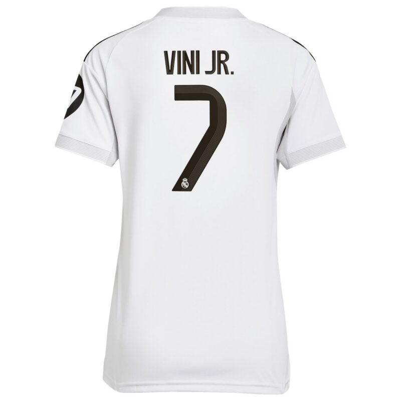 Real Madrid adidas Home Shirt 2025-26 - Womens with Vini Jr. 7 printing