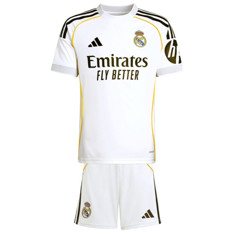 Real Madrid adidas Home Youth Kit 2025-26