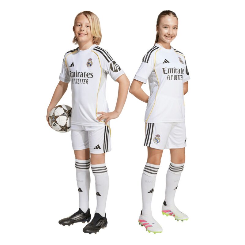 Real Madrid adidas Home Youth Kit 2025-26