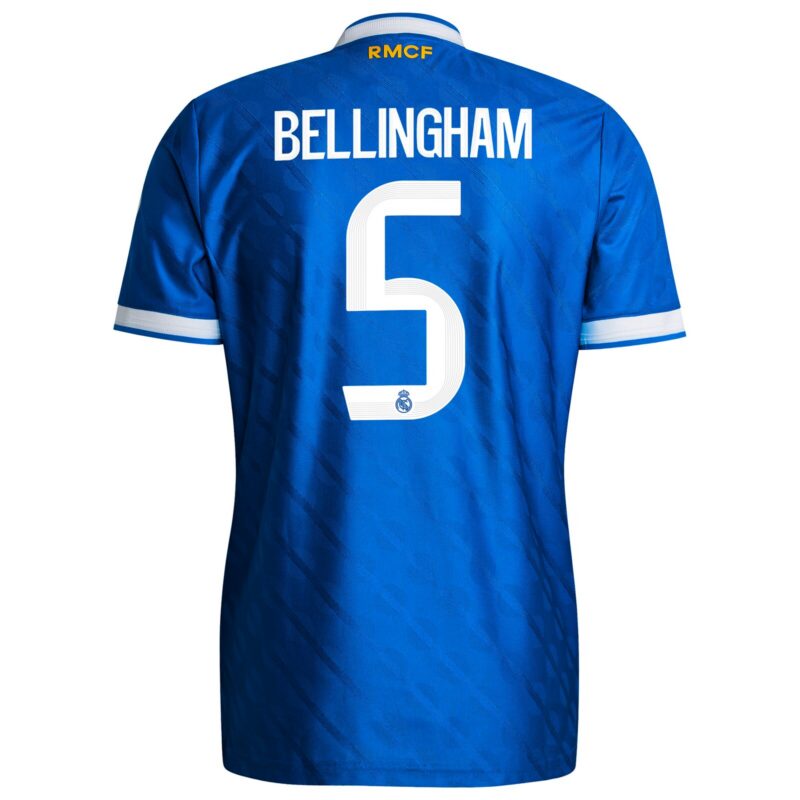 A2B image: real-madrid-adidas-third-authentic-shirt-2025-26-with-bellingham-5-printing Real Madrid adidas Third Authentic Shirt 2025-26 with Bellingham 5 printing