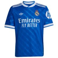 Real Madrid adidas Third Shirt 2025-26 - Kids with Bellingham 5 printing