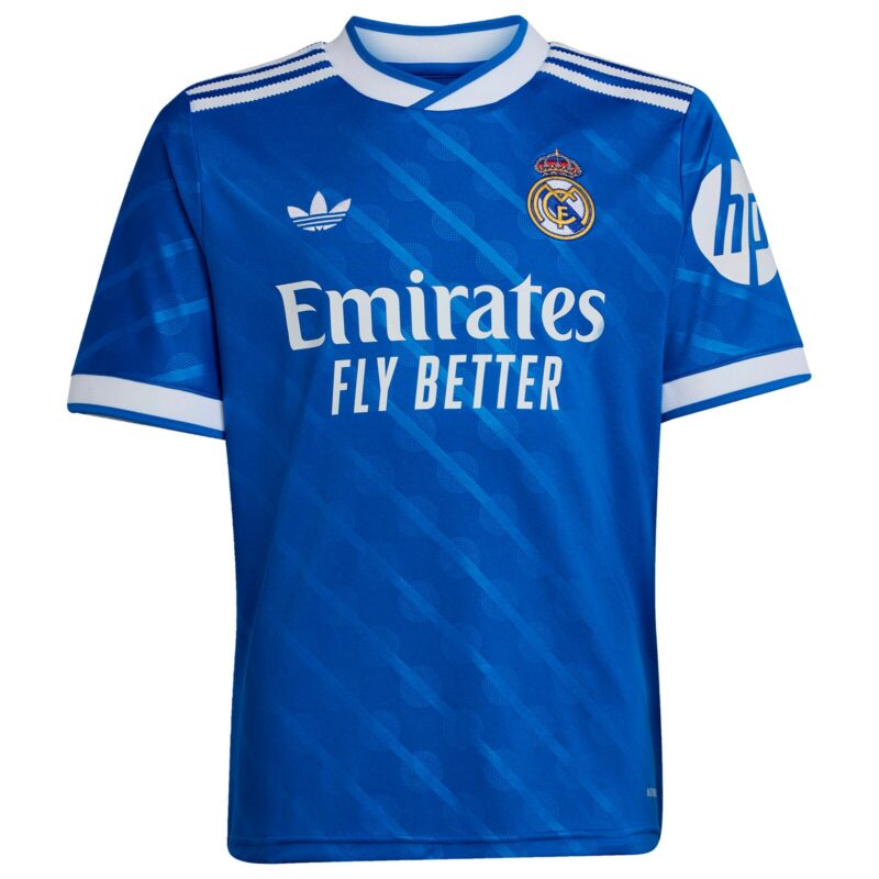 Real Madrid adidas Third Shirt 2025-26 - Kids with Bellingham 5 printing