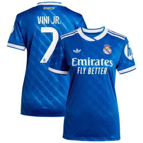 Real Madrid adidas Third Shirt 2025-26 - Womens with Vini Jr. 7 printing