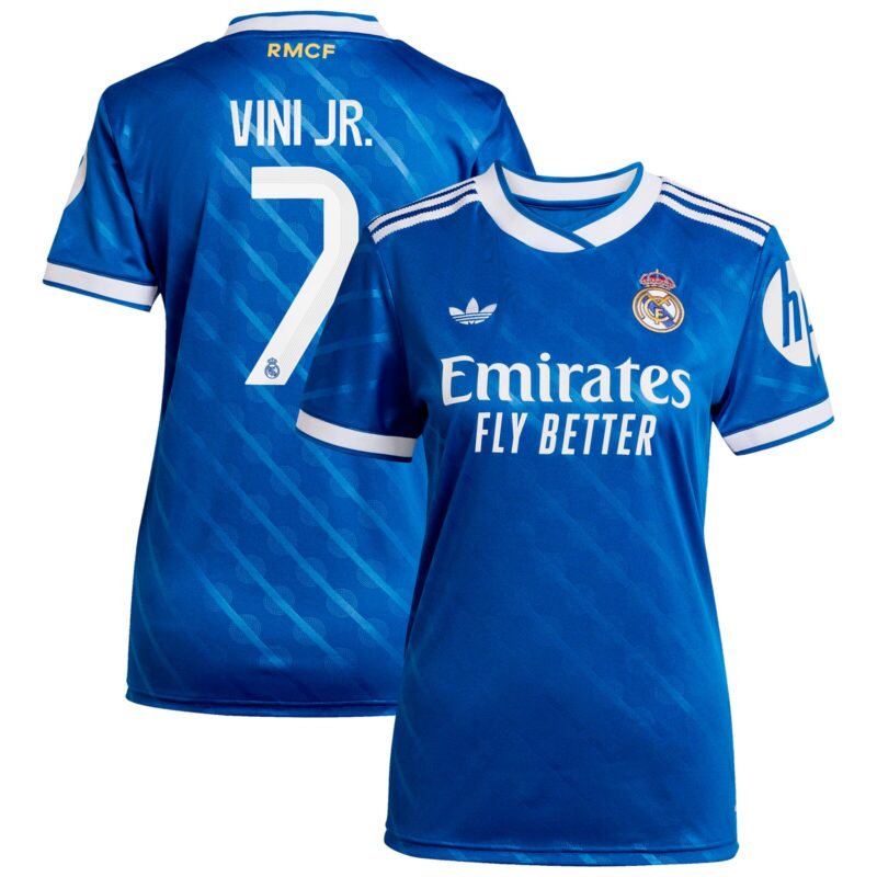 Real Madrid adidas Third Shirt 2025-26 - Womens with Vini Jr. 7 printing