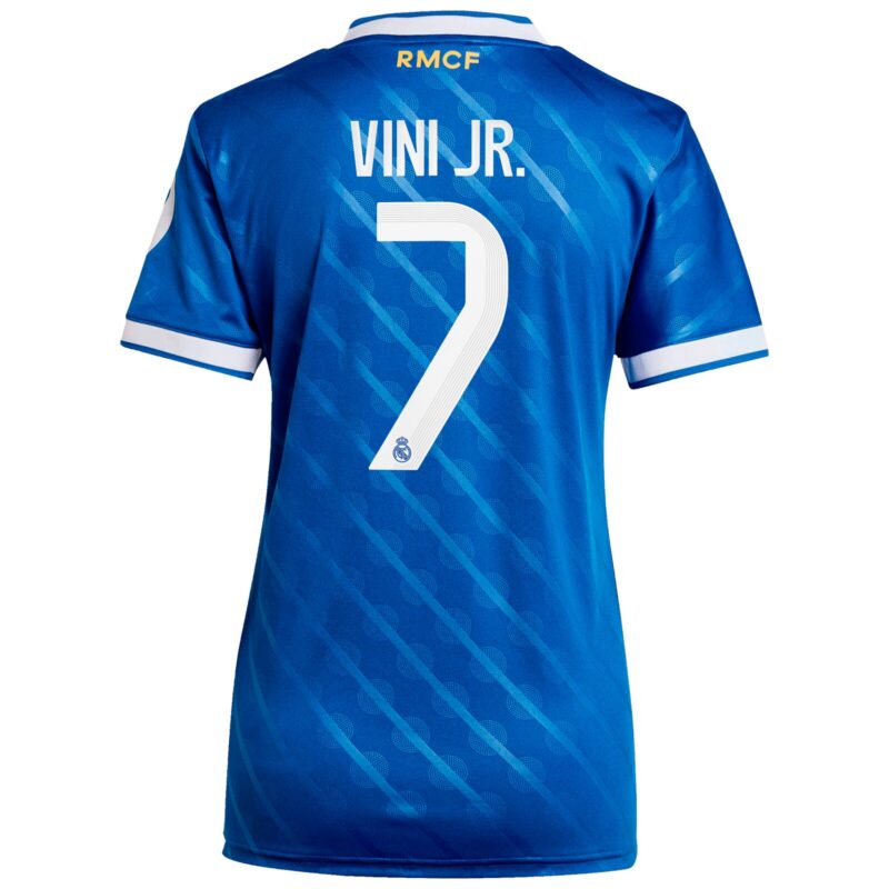Real Madrid adidas Third Shirt 2025-26 - Womens with Vini Jr. 7 printing