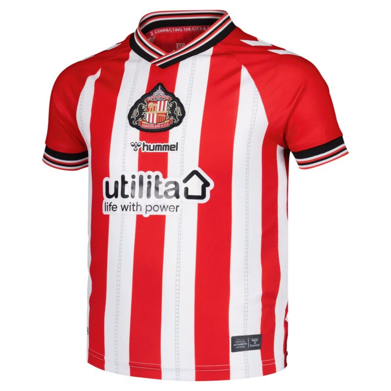 Sunderland Hummel Home Replica Shirt 2025-26 - Kids