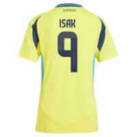 A2B image: sweden-adidas-home-shirt-2024-womens-with-isak-9-printing Sweden adidas Home Shirt 2024 - Womens with Isak 9 printing