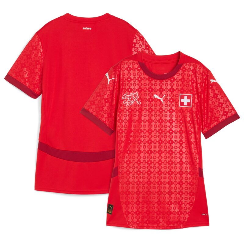 A2B image: switzerland-womens-puma-home-shirt-25-26-womens Switzerland Womens PUMA Home Shirt 25-26 - Womens