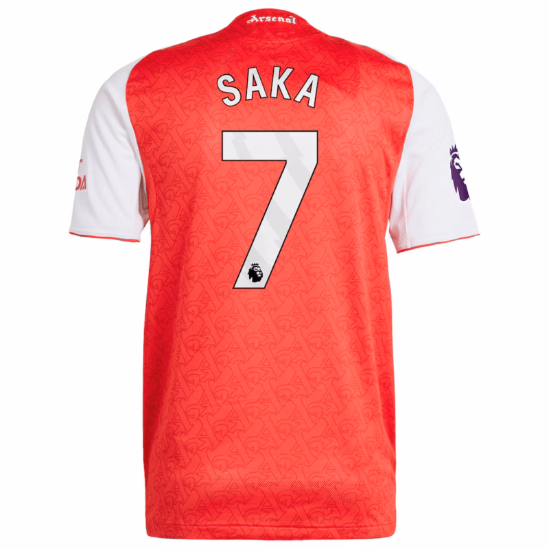 Bukayo Saka Arsenal adidas 2025/26 Home Player Jersey