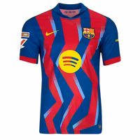 REPLICA_AURORA_FZ1311-432_PHSFH001-2000_1024x1024_2_WITH_LA_LIGA_PATCHES_200x Nike Men's FC Barcelona Pedri 4th Jersey 25/26